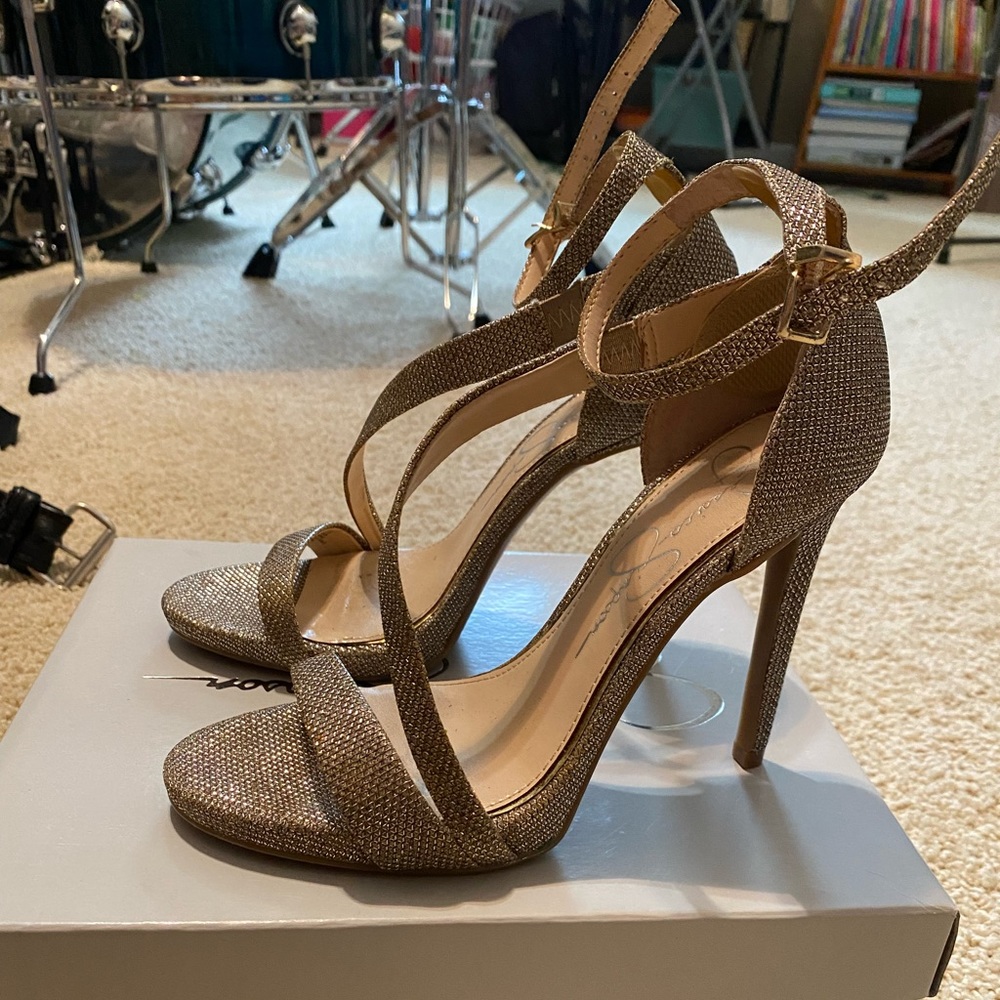 Champagne Jessica Simpson Heels